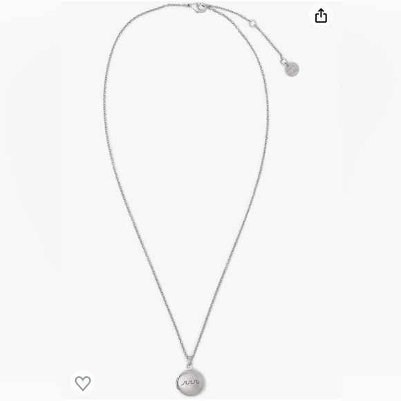 Pura Vida Other - Pura vida silver wave locket necklace